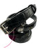 Stella McCartney Black Faux Leather Croc Embossed Silver Tone Hardware Belts Black / 90