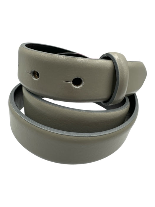 Ter Et Bantine Wet Cement Gray Leather Peg Closure Belts Wet Cement Gray / 44