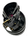 Derek Lam Black Leather Wide Gold Tone Hardware Double Buckle Loop Detail Belts Black / M/L