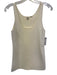 Toteme Size M Cream White Viscose Blend Knit Stretch Scoop Neck Tank Top Cream White / M