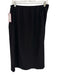 Stella McCartney Size 44 Black Viscose Elastic Waistband Semi Sheer Slip Skirt Black / 44