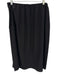 Stella McCartney Size 44 Black Viscose Elastic Waistband Semi Sheer Slip Skirt Black / 44