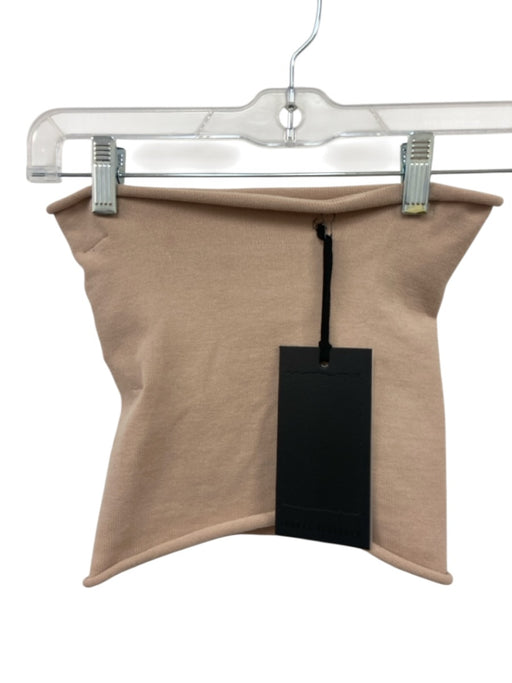 Isabel Benenato Beige Viscose Blend Tube Neck Warmer Gaiter scarf Beige / L