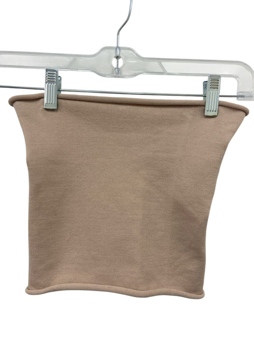 Isabel Benenato Beige Viscose Blend Tube Neck Warmer Gaiter scarf Beige / L