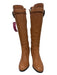 Fendi Shoe Size 35 Camel Brown Leather round toe Buckle Detail Knee High Boots Camel Brown / 35