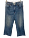 Slvrlake Size 30 Light Wash Cotton Denim High Rise Whiskering Zip & Button Jeans Light Wash / 30