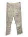 Mother Size 29 White Cotton Denim High Rise Button Fly Striahgt leg Jeans White / 29
