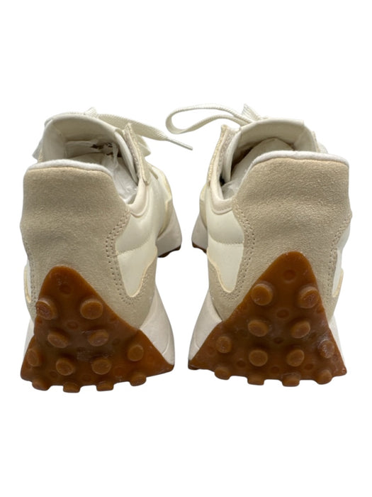 New Balance Shoe Size 10 Cream & White Suede & Leather Logo Lace Up Sneakers Cream & White / 10