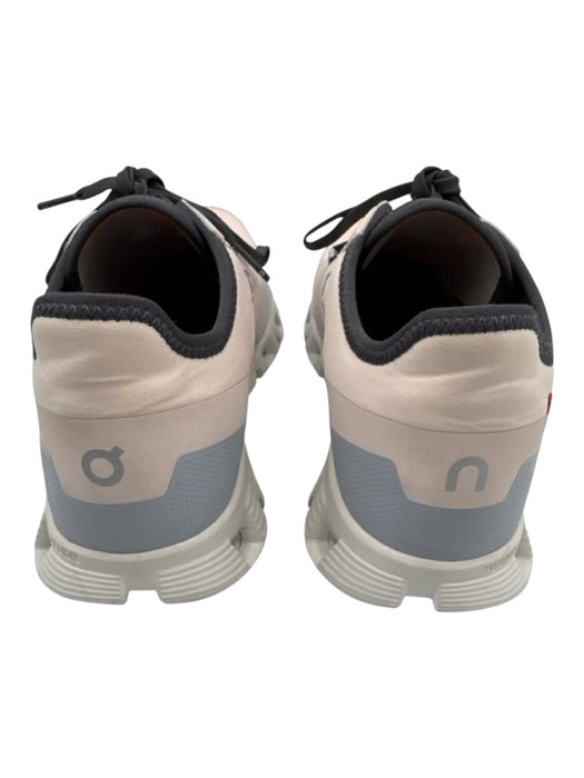 On Cloud Shoe Size 10 Light Pink & Gray Synthetic Round Toe Lace Up Sneakers Light Pink & Gray / 10