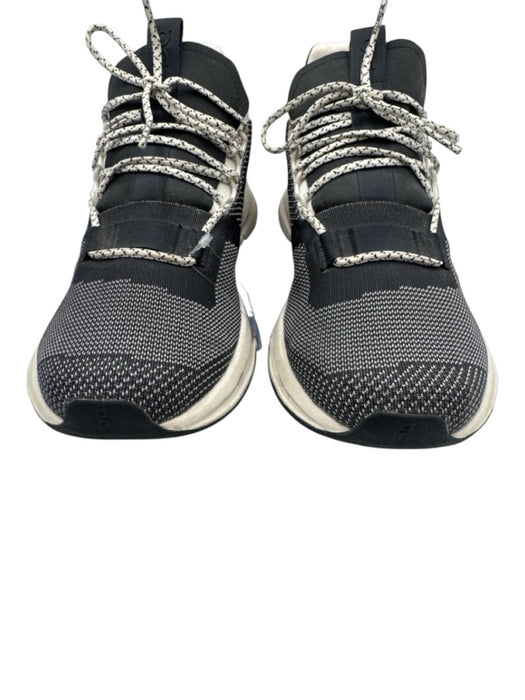 On Cloud Shoe Size 10 Dark Gray & White Synthetic Round Toe Lace Up Sneakers Dark Gray & White / 10