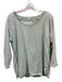 Lake Size XL Light Green & White Cotton Elastic Waist Striped Pajamas Short Set Light Green & White / XL