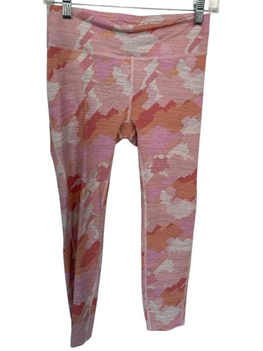 Outdoor Voices Size M Pink & Orange Polyester Blend Camo Athletic Leggings Pink & Orange / M