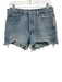 Agolde Size 28 Light Wash Cotton Denim High Rise Distressed Pockets Shorts Light Wash / 28