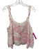 Love Shack Fancy Size Large Pink & White Cotton Sleeveless Tie Dye Top Pink & White / Large