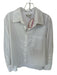 Finley Size M White Cotton Long Sleeve Button Down Collar Top White / M