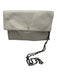 White & Black Pony Hair Envelope Chain Strap Crossbody Bag White & Black / S