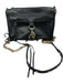 Rebecca Minkoff Black & Gold Leather Chain Strap Crossbody Gold accent Bag Black & Gold / S