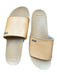 Reef Shoe Size 9 Light Brown Leather Rubber Sole Slide Sandals Light Brown / 9
