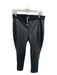 Emerson Fry Size L Black Vegan Leather Elastic Waist Pants Black / L