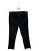 Mother Size 26 Black Cotton Blend High Waist Straight Leg Raw Hem Jeans Black / 26