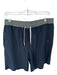 Vuori Size XL Navy & Gray Recycled Polyester Solid Athletic Men's Shorts Navy & Gray / XL