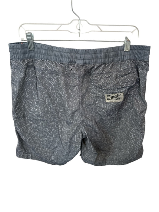 Howler Bros. Size 34 Gray & Orange Cotton Blend Dots Athletic Men's Shorts Gray & Orange / 34
