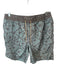 Howler Bros. Size 34 Green & Gray Cotton Blend Flowers Athletic Men's Shorts Green & Gray / 34