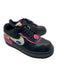 Nike Shoe Size 9 Black, Pink & Green Leather Lace Up Low Top Sneakers Black, Pink & Green / 9