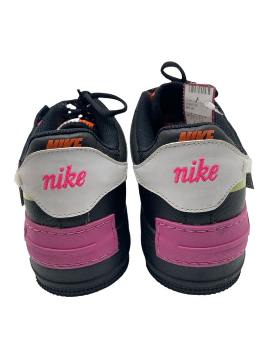 Nike Shoe Size 9 Black, Pink & Green Leather Lace Up Low Top Sneakers Black, Pink & Green / 9