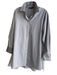 Lafayette 148 Size Medium Navy & white Cotton Blend Striped Long Sleeve Top Navy & white / Medium