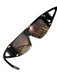 Versace Black Shield Acetate Logo Gold Hardware Oversize Sunglasses Black