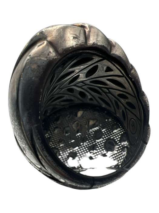 John Hardy Silver 925 16.56 grams Etched Wide Statement Ring Silver