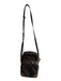 Louis Vuitton Brown & Tan Canvas & Leather Coated Monogram Crossbody Bag Brown & Tan / Small