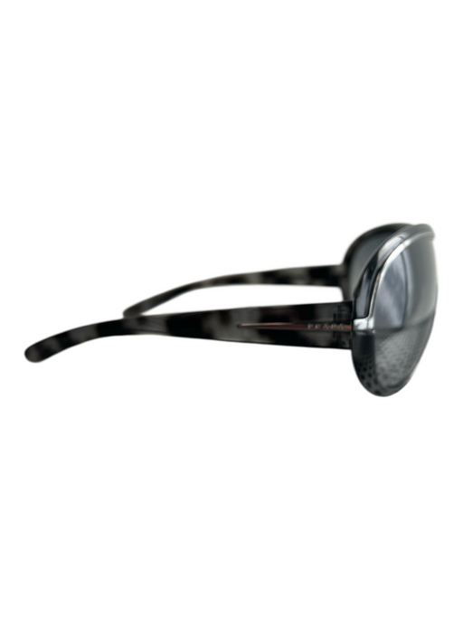 Prada Gray Tortoise Oversize Sunglasses Gray