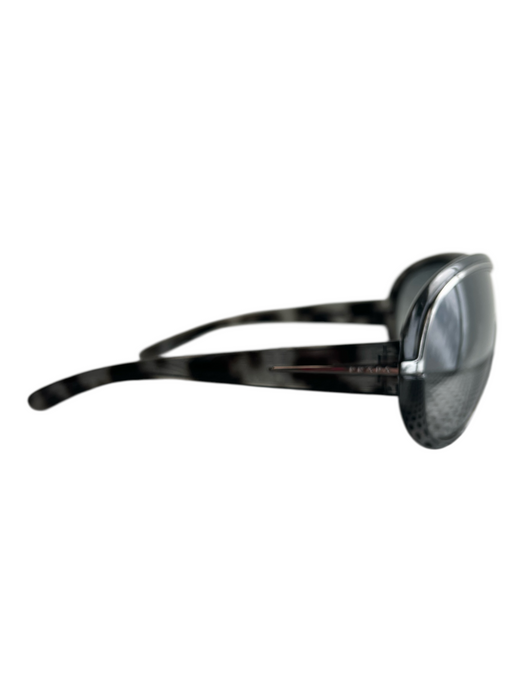 Prada Gray Tortoise Oversize Sunglasses Gray