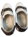 Fendi Shoe Size 38 White Leather Buckle Logo Sneaker Slip On Shoes White / 38