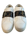 Fendi Shoe Size 38 White Leather Buckle Logo Sneaker Slip On Shoes White / 38