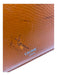 Celine AS IS Orange Leather Solid Bi Fold Men's Wallet