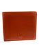 Celine AS IS Orange Leather Solid Bi Fold Men's Wallet