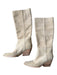 Marc Fisher Shoe Size 6.5 Taupe Suede Knee High Block Heel Cowboy Boots Taupe / 6.5