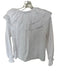 Hill House Size XS White Cotton Long Sleeve Bib Button Down Top White / XS