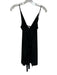L'agence Size XS Black Acetate Spaghetti Strap Front Tie Mini Dress Black / XS