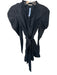 Ulla Johnson Size 8 Black Cotton Long Sleeve Ruffle Collar Belted Dress Black / 8