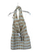 Elliatt Size M Blue & Bronze Polyester Halter Neck Tweed Metallic Thread Dress Blue & Bronze / M