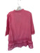 Mestiza New York Size S Pink Cotton & Linen Long Wide Sleeve Lace Detail Dress Pink / S