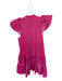Love The Label Size S Pink Cotton Flutter Sleeves Raw Hem V Neck Dress Pink / S