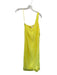 Pomander Place Size S Bright Yellow Polyester One Shoulder Side Zip Lined Dress Bright Yellow / S