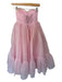 Selkie Size XXS Baby Pink Tulle Corset Top Lace Trim Midi Gown Baby Pink / XXS