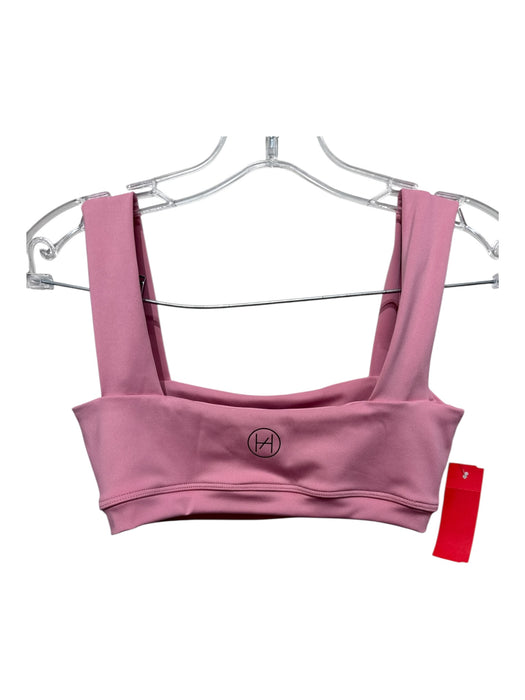 Heros Size XS Pink & Black Polyester Blend Square Neck color block Pants Set Pink & Black / XS
