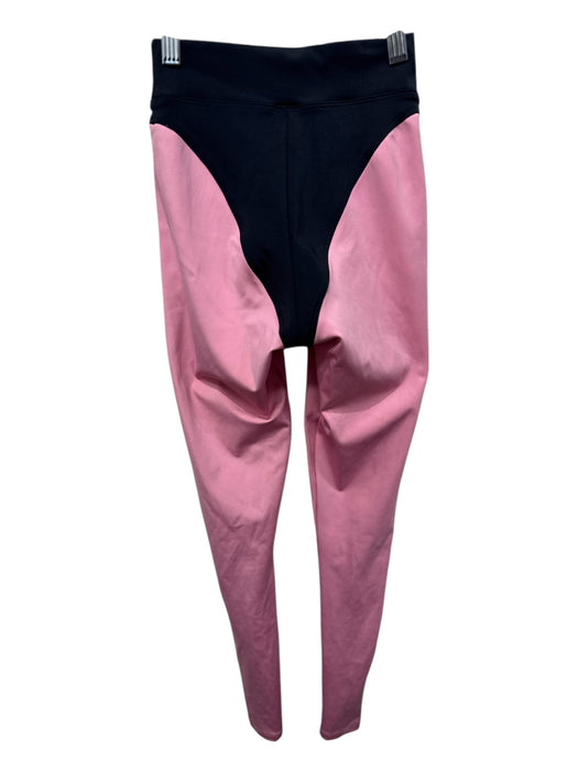Heros Size XS Pink & Black Polyester Blend Square Neck color block Pants Set Pink & Black / XS